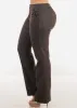 Mid Rise Brown Bootcut Jeans sold by Moda