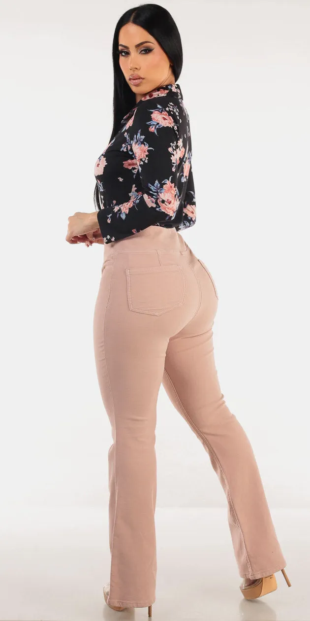 Floral Butt Lift Pants Outfit sold by Moda product image thumbnail 2