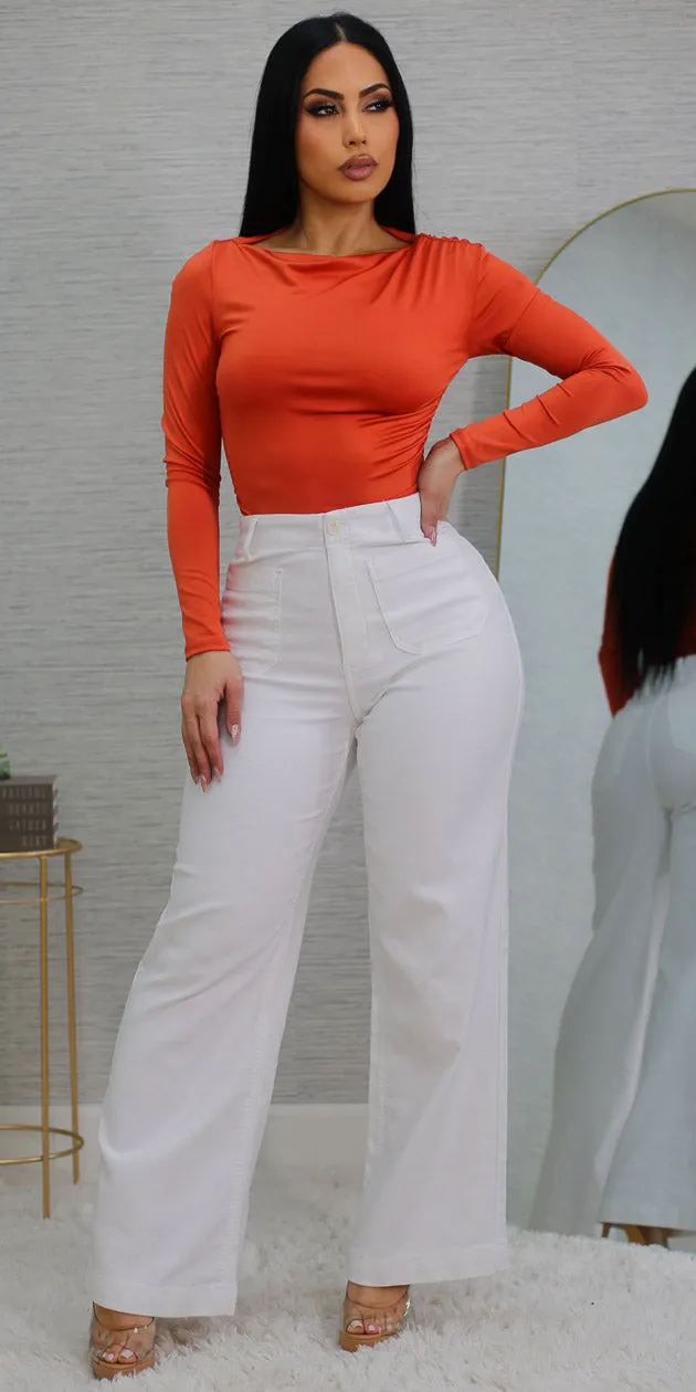 Ruched Butt Lift Pants Outfit sold by Moda