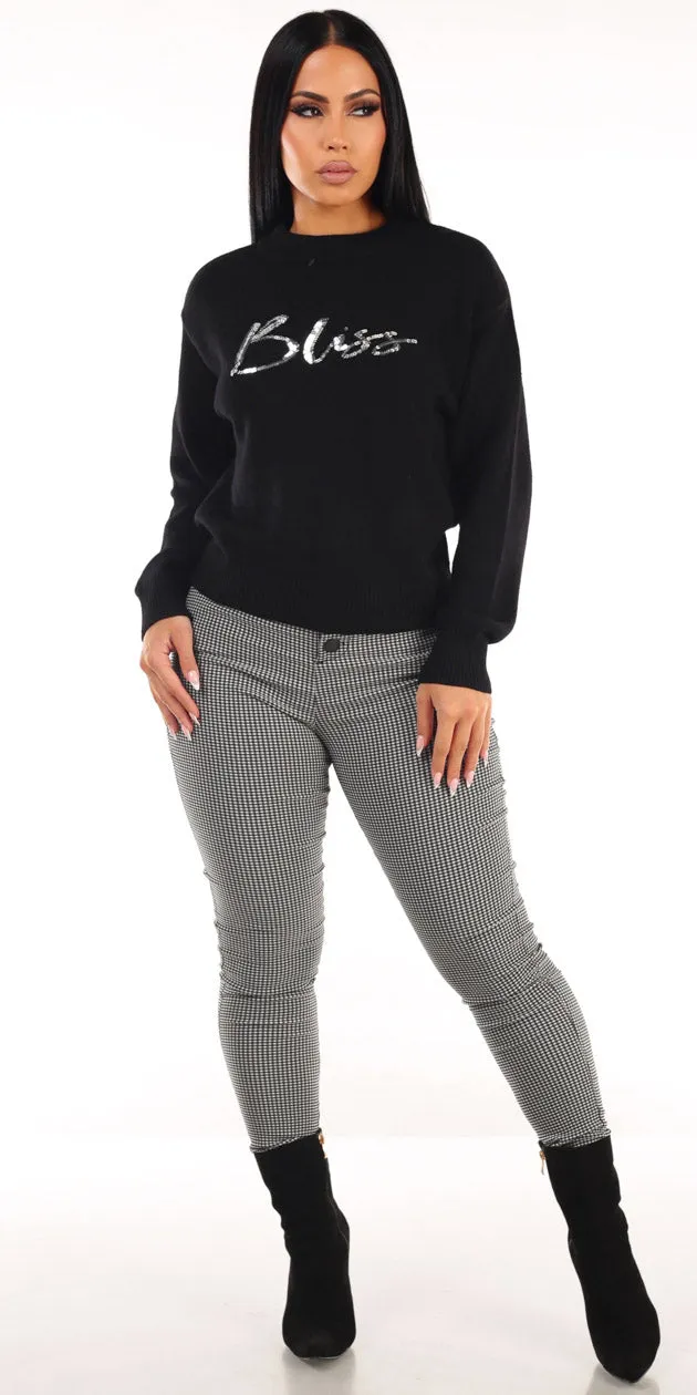 Black Printed Pants Combo sold by Moda