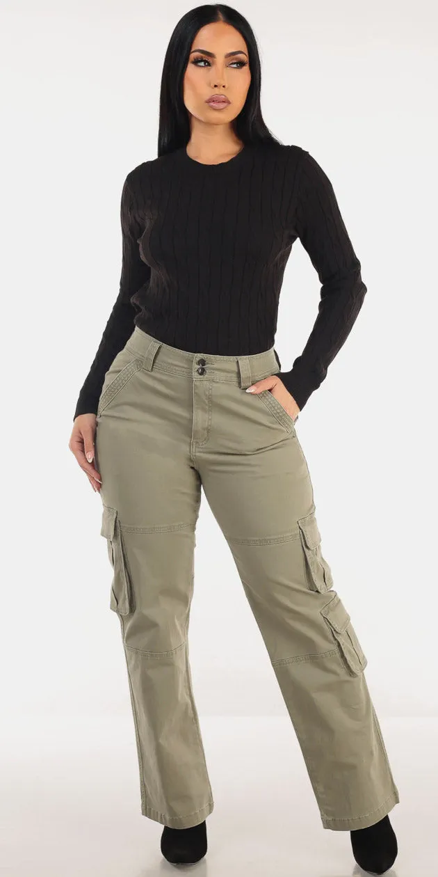 Black Butt Lift Cargo Outfit sold by Moda