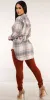 Plaid Stretch Pants Combo sold by Moda