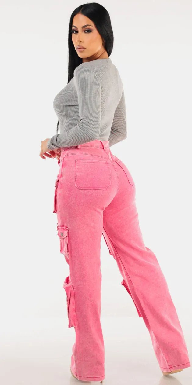 Grey Cargo Denim Outfit sold by Moda product image thumbnail 2