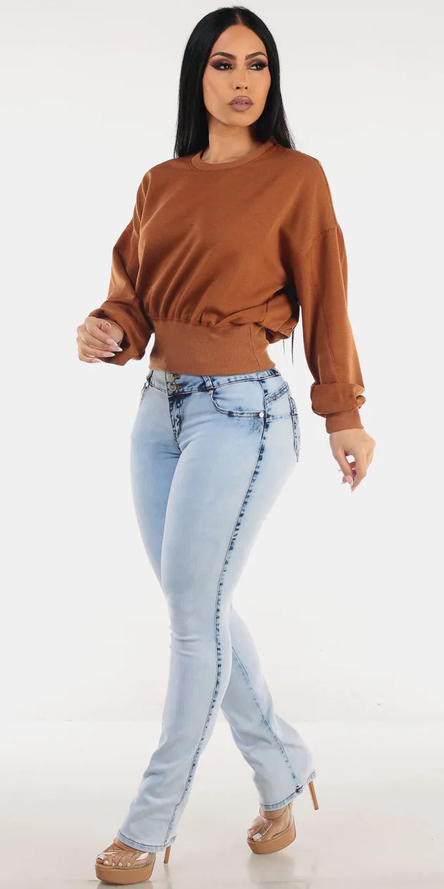 Fleece Butt Lift Bootcut Outfit sold by Moda