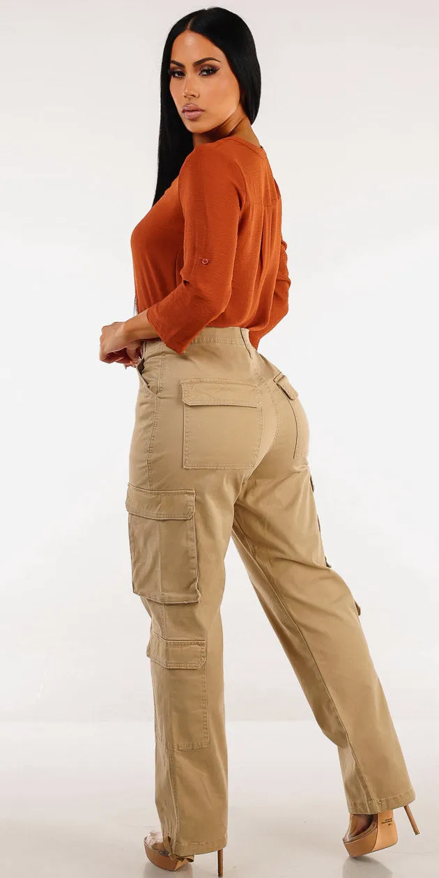 Rust Cargo Jeans Combo sold by Moda product image thumbnail 2