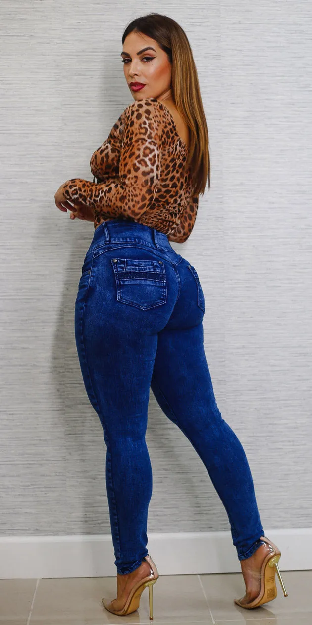 Taupe Butt Lift Denim Trio sold by Moda product image thumbnail 2