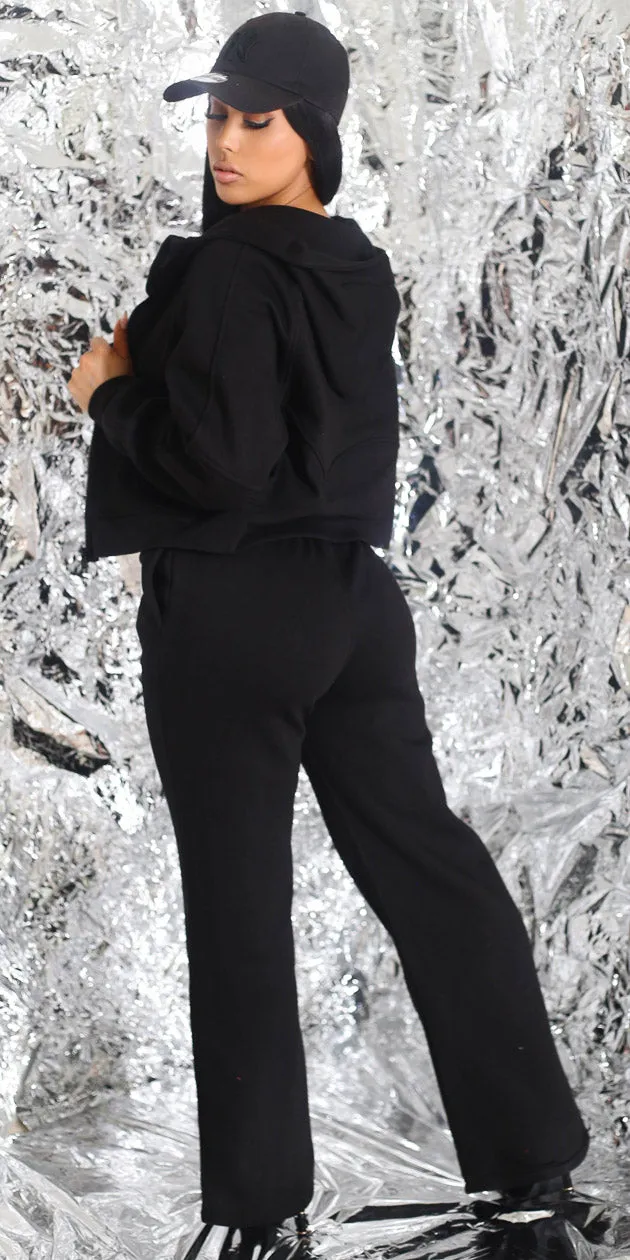 Black Leopard Print Pants Trio sold by Moda product image thumbnail 2