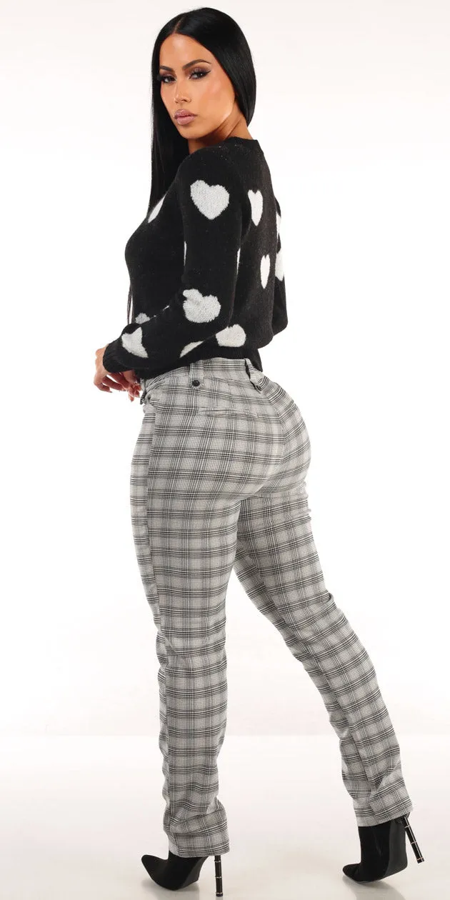 Plaid Butt Lift Pants Set sold by Moda product image thumbnail 2