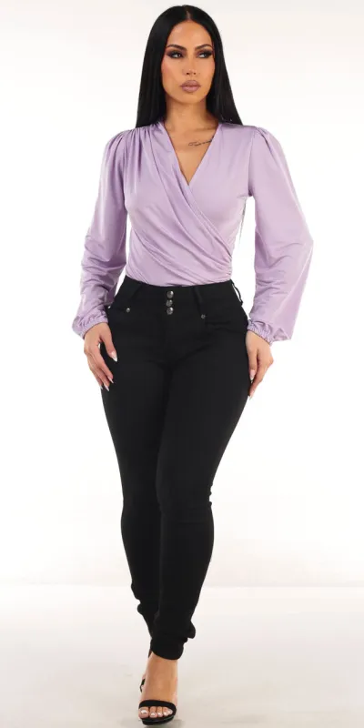 Lilac Butt Lift Denim Look sold by Moda