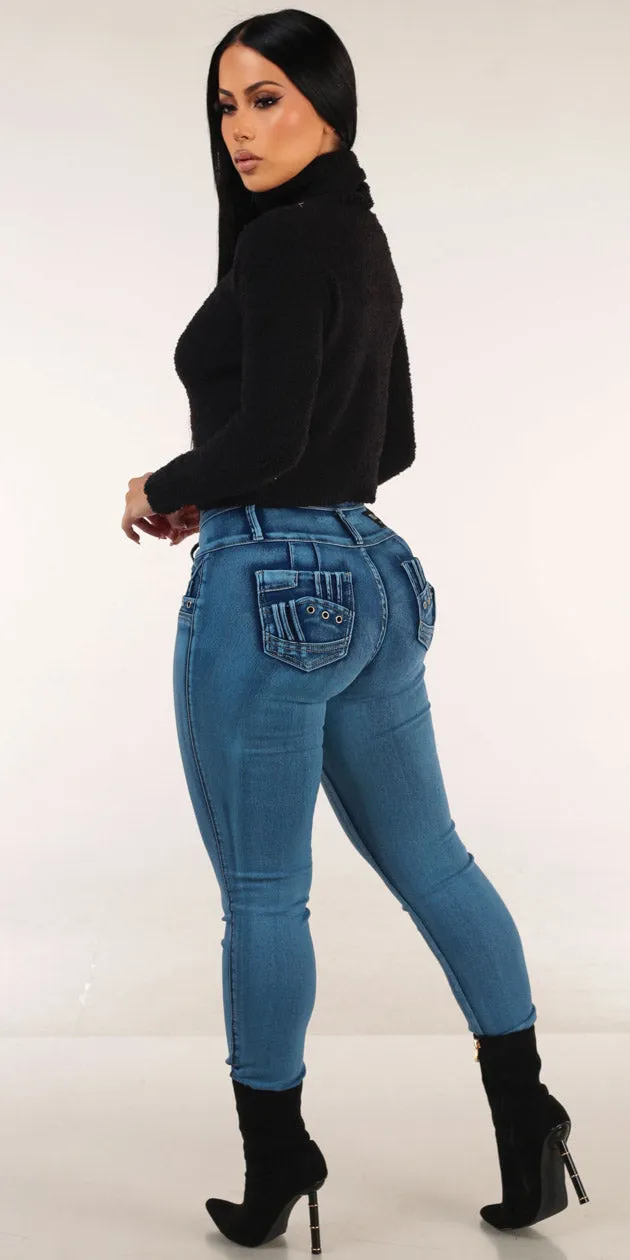 Plush Butt Lift Denim Look sold by Moda product image thumbnail 2