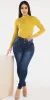 Lime Butt Lift Denim Outfit sold by Moda