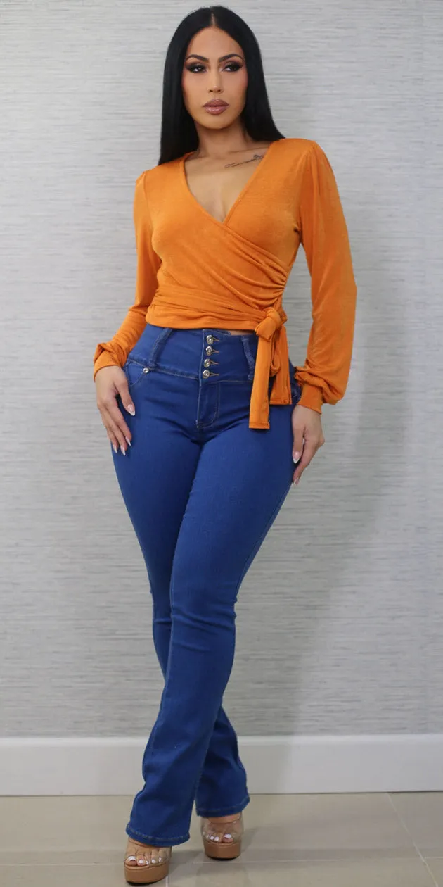 Surplice Butt Lift Bootcut Set sold by Moda