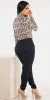 Printed Butt Lift Denim Set sold by Moda