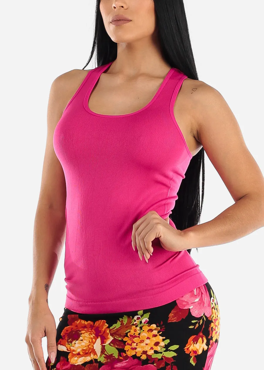 One Size Racerback Seamless Top (Fuchsia) sold by Moda
