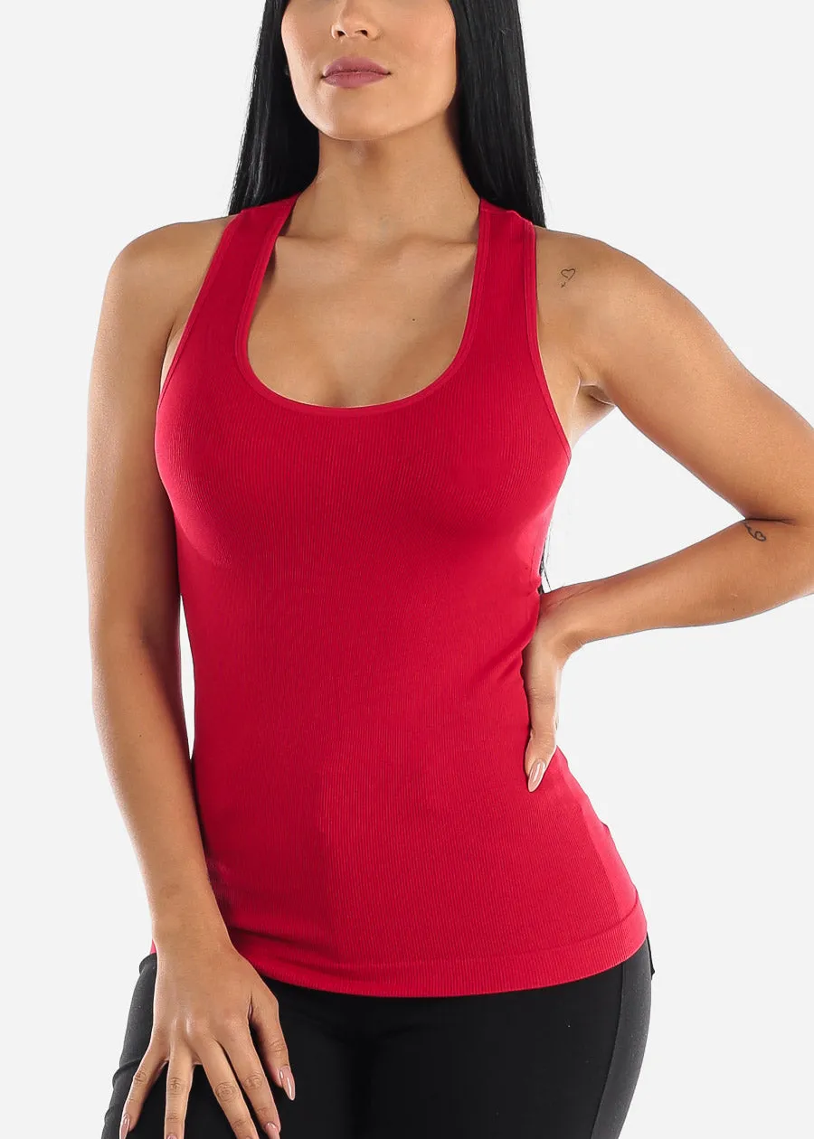 One Size Racerback Seamless Top (Red) sold by Moda
