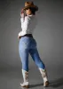 Butt Lift High Waist Light Wash Skinny Jeans sold by Moda