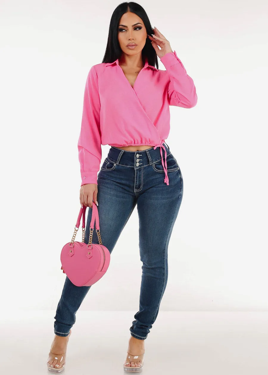 Butt Lift High Waist Skinny Jeans w Back Pocket Design sold by Moda product image thumbnail 2