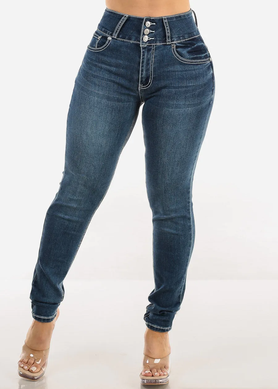 Butt Lift High Waist Skinny Jeans w Back Pocket Design sold by Moda product image thumbnail 4