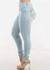 Butt Lift Super High Waist Distressed Light Skinny Jeans sold by Moda