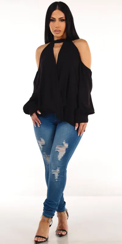 Black Butt Lift Skinnies Outfit sold by Moda