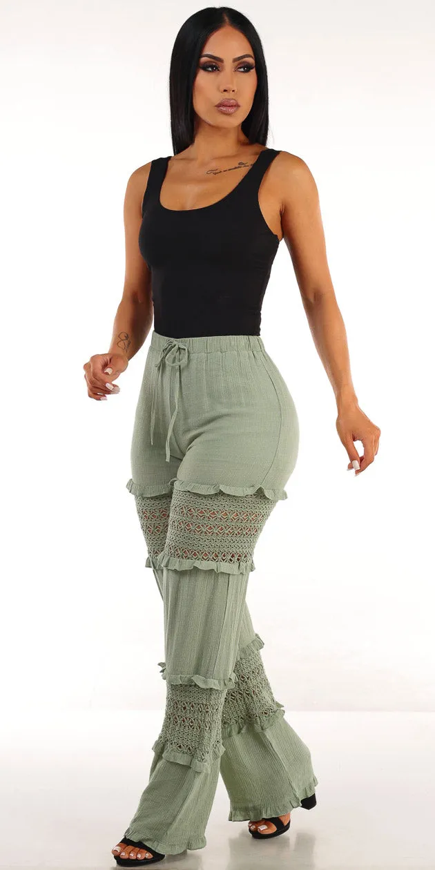 Black Lace Pants Combo sold by Moda