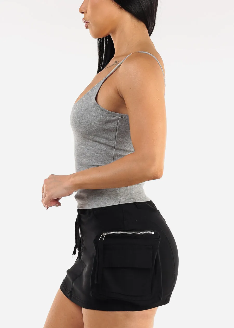 Sleeveless Scoop Neck Cami Top Grey sold by Moda product image thumbnail 3