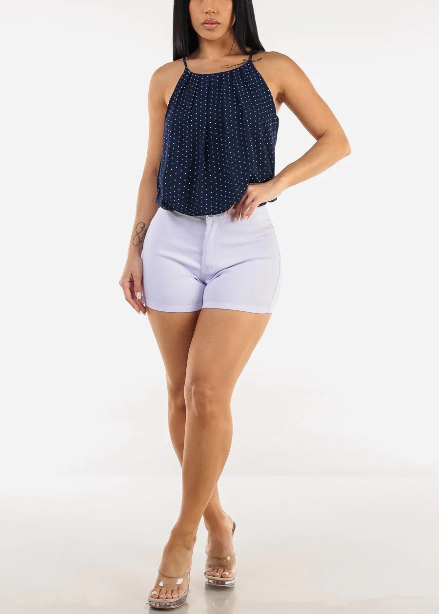 Off White High Waist Hyper Stretch Shorts sold by Moda product image thumbnail 2