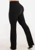 Butt Lift Stretchy High Waist Dressy Bootcut Pants Black sold by Moda