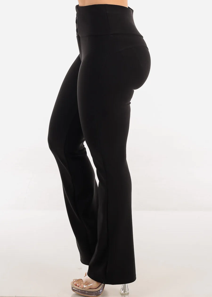 Butt Lift Stretchy High Waist Dressy Bootcut Pants Black sold by Moda product image thumbnail 4