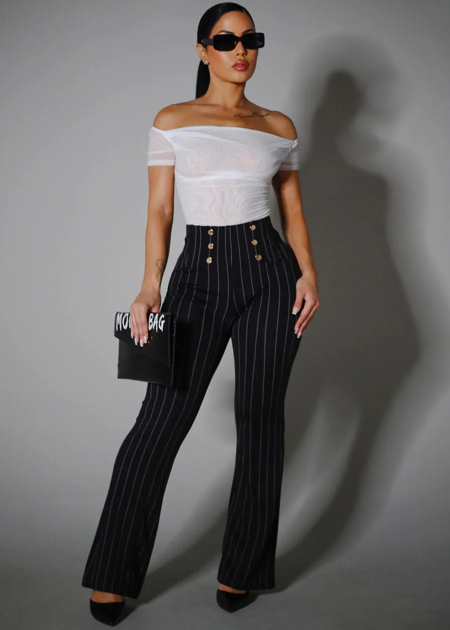 Off Shoulder Ruched Mesh Crop Top White sold by Moda product image thumbnail 2