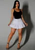 Sleeveless Scoop Neck Black Thong Bodysuit sold by Moda