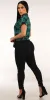 Plaid Skinny Pants Combo sold by Moda