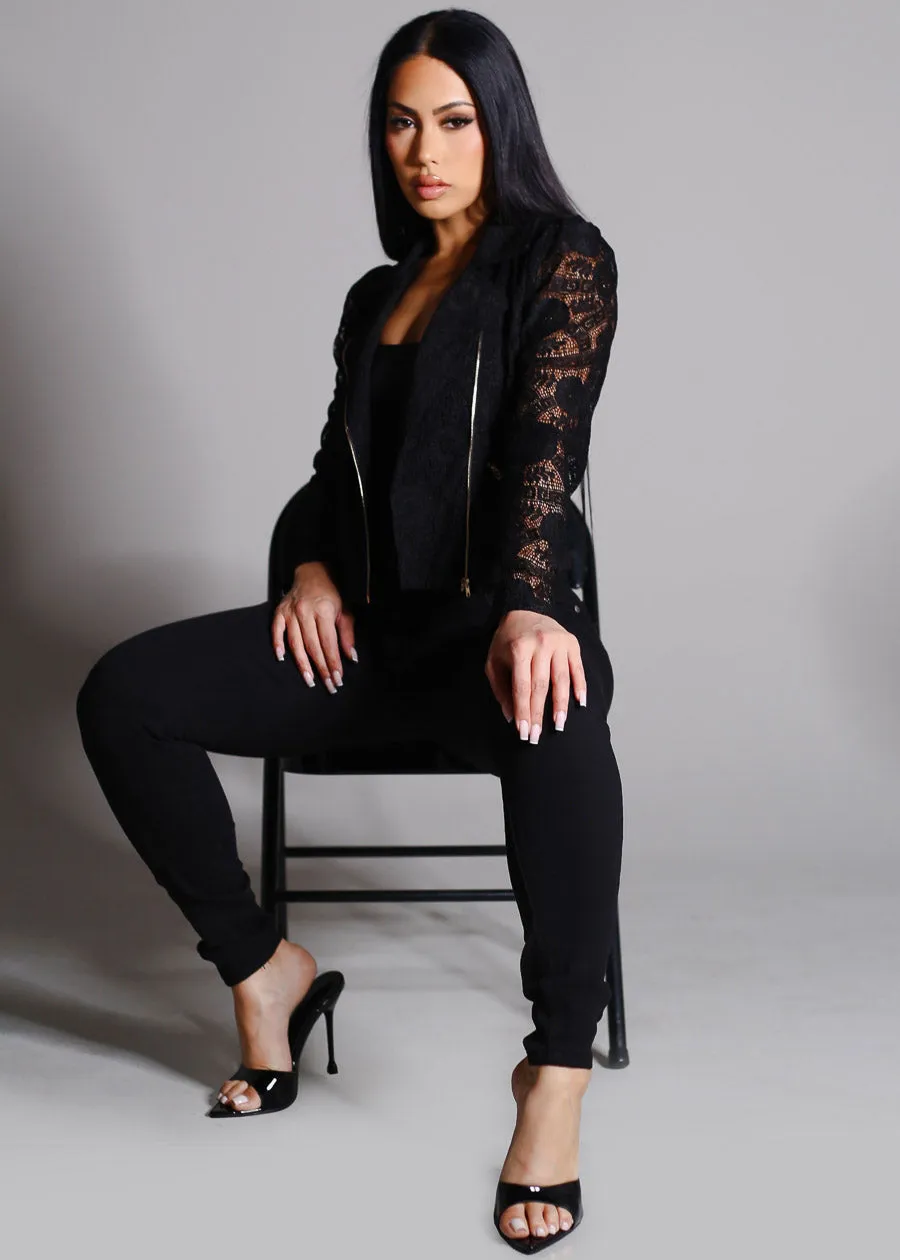 Levantacola Super High Waist Black Skinny Jeans sold by Moda product image thumbnail 4