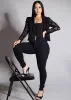 Levantacola Super High Waist Black Skinny Jeans sold by Moda