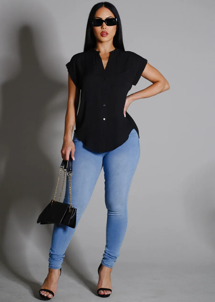 Levantacola High Rise Light Skinny Jeans w Pocket Design sold by Moda product image thumbnail 2