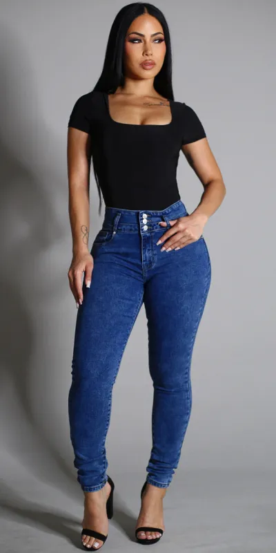 Black Levantacola Skinnies Outfit sold by Moda