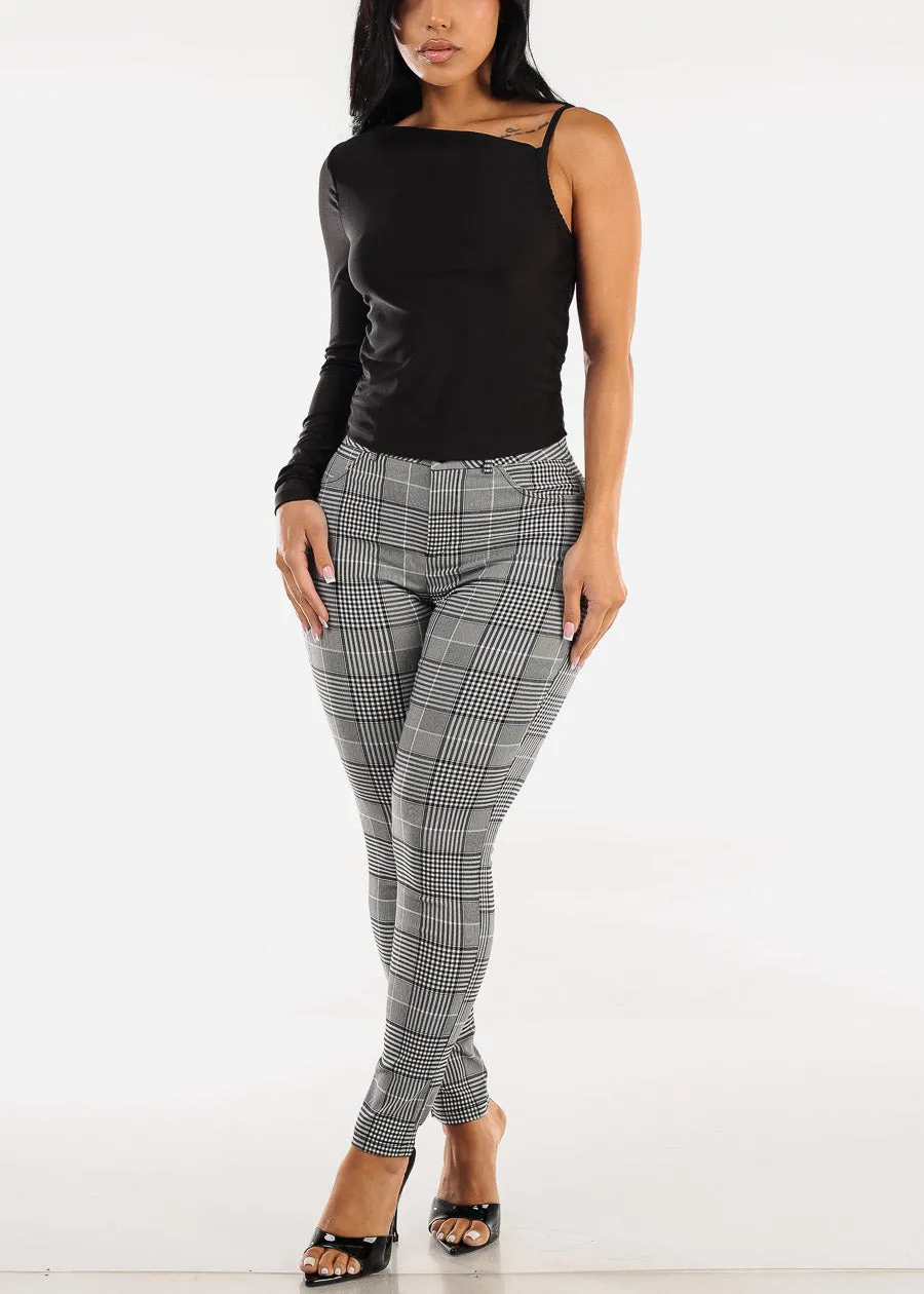 One Shoulder Asymmetrical Neckline Blouse Black sold by Moda product image thumbnail 2