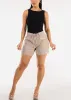 Sleeveless Boat Neckline Mesh Thong Bodysuit Black sold by Moda