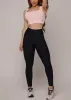 MADE IN BRAZIL Butt Lift Scrunch Leggings Jacquard Checkered Black sold by Moda