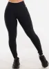 MADE IN BRAZIL Butt Lift Scrunch Leggings Jacquard Checkered Black sold by Moda