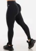 MADE IN BRAZIL Butt Lift Scrunch Leggings Jacquard Checkered Black sold by Moda