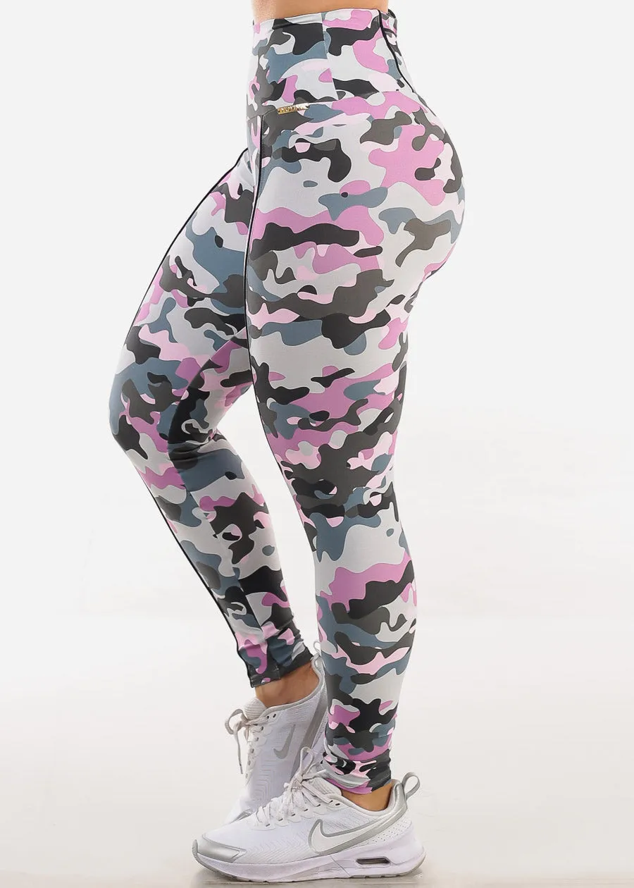 MADE IN BRAZIL Butt Lift Scrunch Leggings Military Pink sold by Moda product image thumbnail 4