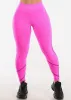 MADE IN BRAZIL Butt Lift Scrunch Leggings Neon Pink sold by Moda