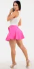 White Ribbed Pink Skort Outfit sold by Moda