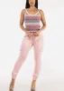 Sleeveless Vneck Crochet Top Pink sold by Moda
