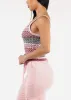 Sleeveless Vneck Crochet Top Pink sold by Moda