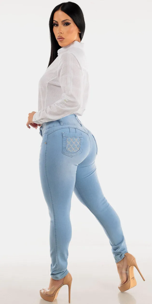 Light Blue Push Up Shirt Combo sold by Moda product image thumbnail 2