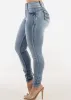 Butt Lift High Waist Acid Wash Stretchy Skinny Jeans sold by Moda