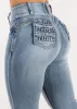 Butt Lift High Waist Acid Wash Stretchy Skinny Jeans sold by Moda