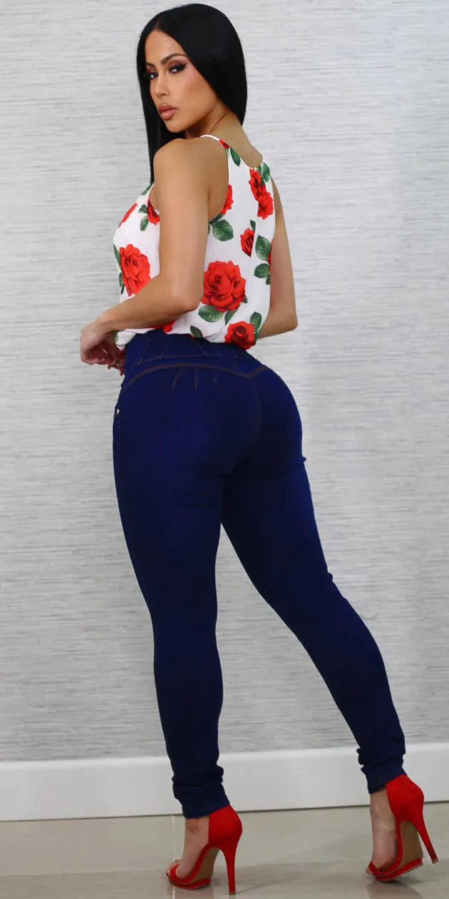 Floral Levantacola Skinnies Set sold by Moda product image thumbnail 2